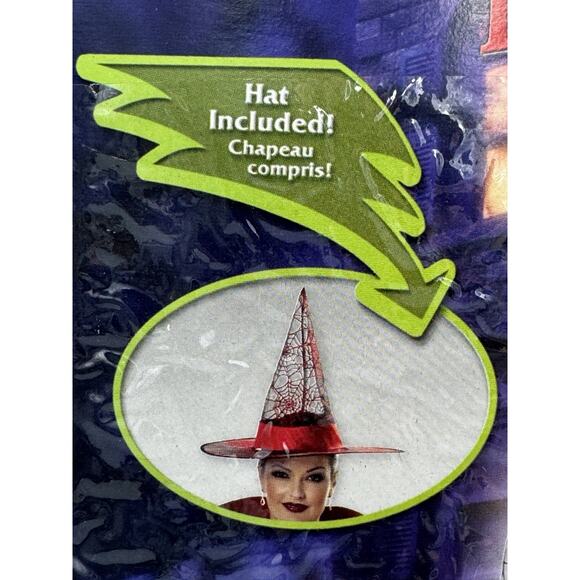 Vintage Divine Witch Sorceress Adult PMG Halloween Costume 2002 - Picture 10 of 14